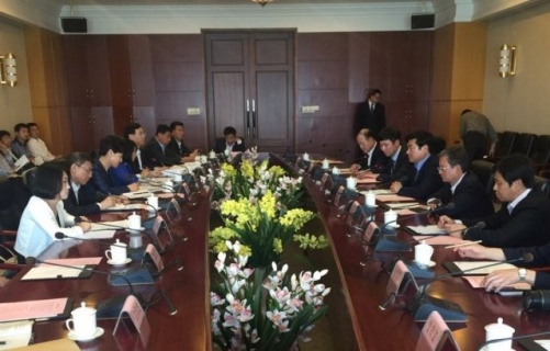 원유철 새누리당 정책위의장 옌타이시 방문