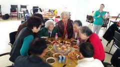 래산구 노인협회 설립 20주년 기념행사 진행