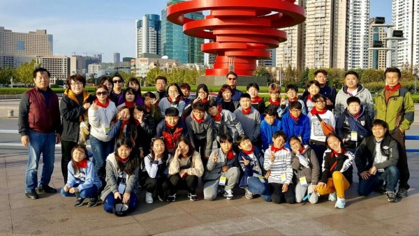 칭다오서원장조선족학교  김제초등학교와  제8회 국제교류학습 진행