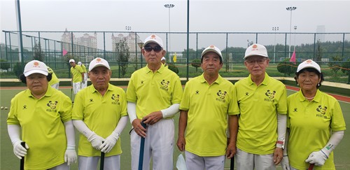 옌타이조선족게이트볼협회 월례대회 진행