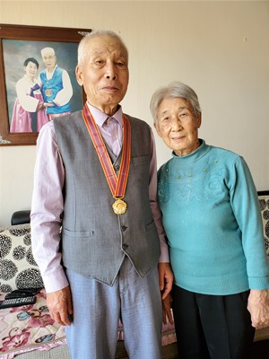 이윤근 노전사, 항미원조 70주년 기념장 수상