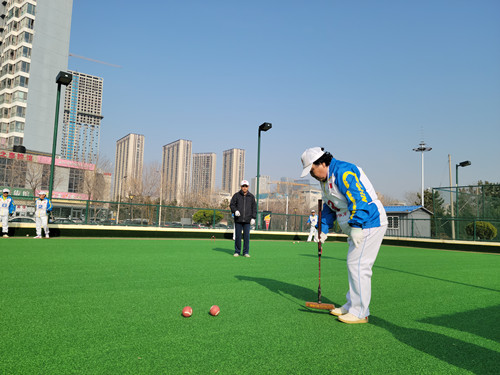 옌타이조선족게이트볼（门球）협회 올해 첫 월례대회 진행